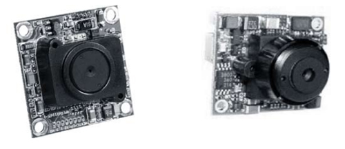 Рис. 1. Бескорпусные миниатюрные «pin-hole» видеокамеры, используемые в системах скрытого видеонаблюдения: 